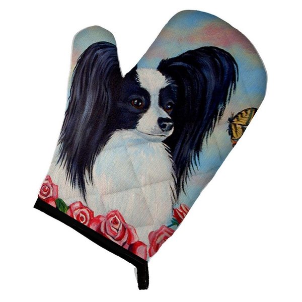 Carolines Treasures Papillon Black and White Oven Mitt 7040OVMT